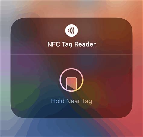 Reading NFC tags on my mobile phone 